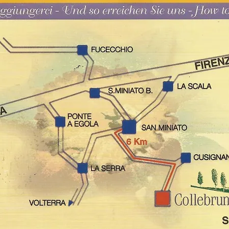 Collebrunacchi 4* San Miniato